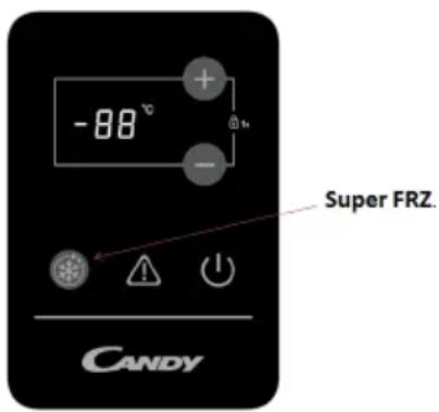 CANDY CMCH 202 SEL - ФУНКЦИОНИРАНЕ НА ФРИЗЕРА - 1