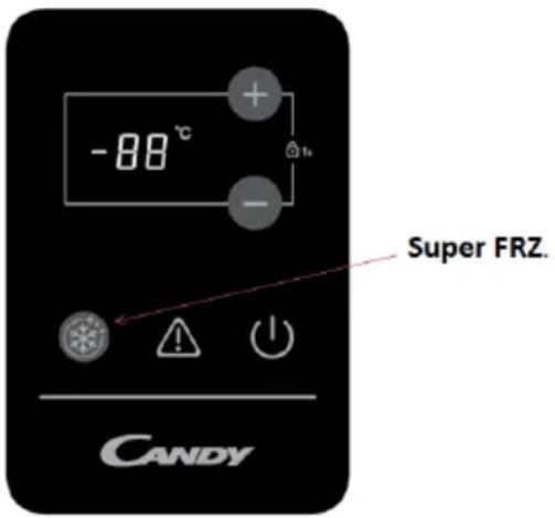 CANDY CMCH 102 SEL - FUNZIONAMENTO DEL CONGELATORE - 1