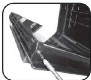 CANDY FXE649VX - CLEANING THE DOOR GLASS - 4