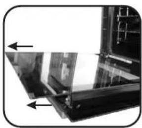 CANDY FXE649VX - CLEANING THE DOOR GLASS - 5