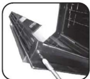 CANDY FXE649VX - HET VENSTER REINIGEN - 3