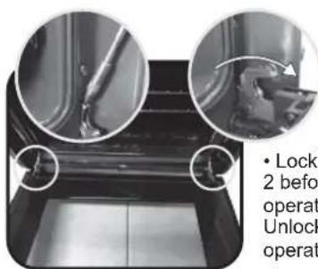 CANDY FXE649VX - CLEANING THE DOOR GLASS - 1