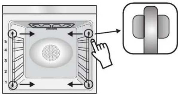 CANDY WATCHTOUCH - REMOVAL AND CLEANING OF THE SIDE RACKS - 1