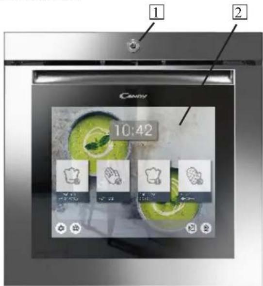 CANDY WATCHTOUCH - Description de l'interface utilisateur - 1