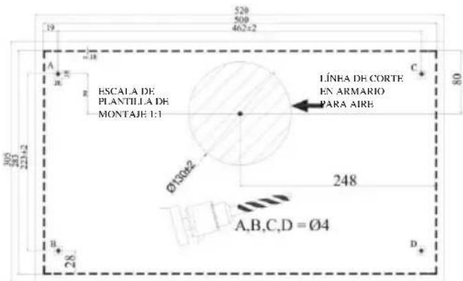 CANDY CBT63241W - Taladro de los orificios de enganche - 1