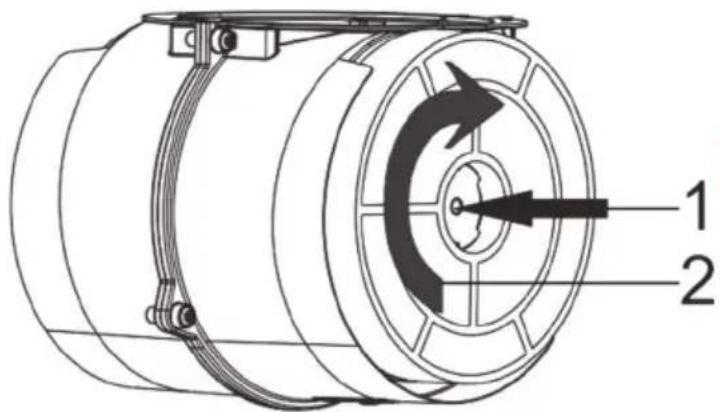 CANDY CBT63241N - Remplacement du filtre à charbon AF 90 - 1