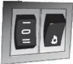 CANDY CBT63241N - Spd Rocker Switch - 1