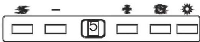CANDY CBT63241N - Interruptor digital 5 Veloc - 1
