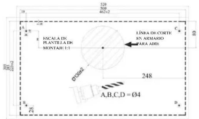 CANDY CBT63241N - Taladro de los orificios de enganche - 1