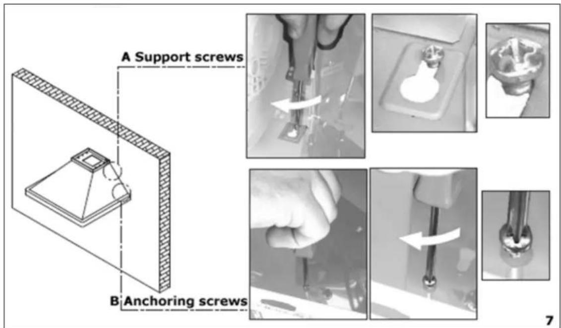 CANDY CCT 9852 X - INSTALLATION (VENT OUTSIDE) - 12