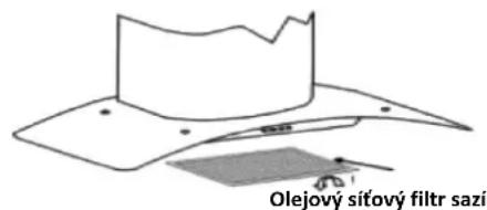 CANDY CCT 9852 X - Čišění uhlikového tukového sít'ového filtru - 3