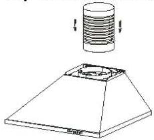 CANDY CCT 9852 X - INSTALLATION (VENT OUTSIDE) - 15