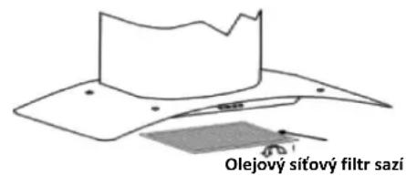 CANDY CCT 6852 X - Čišění uhlikového tukového sít'ového filtru - 3