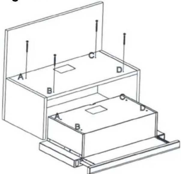 CANDY CBT62401LW - Perçage des trous de suspension - 2