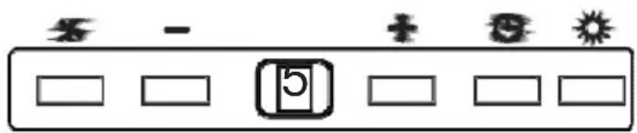 CANDY CBT62401LW - Interruptor digital de 5 velocidades - 1