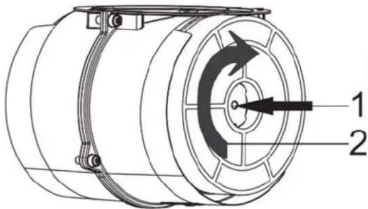CANDY CBT62401LW - Replacement of AF 90 Carbon Filter - 1
