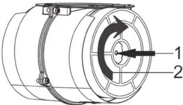CANDY CBT62401LW - Sostituzione del filtro AF 90 al carbone - 1