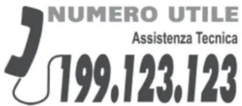 CANDY CVM 95L X - UN SOLO NUMERO TELEFONICO PER OTTENERE ASSISTENZA. - 1