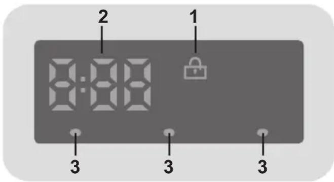 CANDY GSV 138D3S - Digital Display - 1