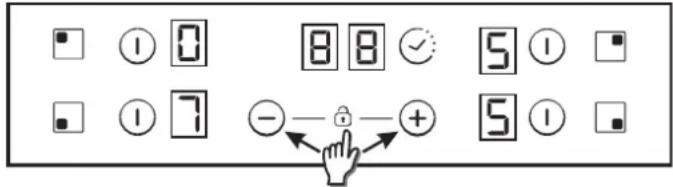 CANDY CH64CCB - Increase / Decrease power level - 1