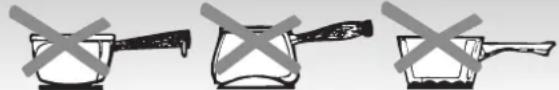 CANDY CH64CCB - HOB COOKWARE ADVICE - 1