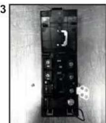 CANDY CH64CCB - Open the cover in the following sequence: - 3