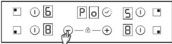 CANDY CH64CCB - Comment désir le niveau de gestion de la puissance - 1