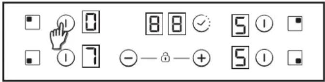 CANDY CH64CCB - Izbira obmoćja - 1