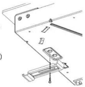 CANDY CH64CCB - Fixação normal: - 1