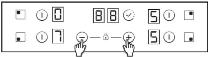 CANDY CH64CCW - Optiune de blocare pentru copii - 1