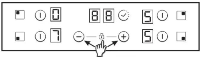 CANDY CH64CCW - Teljesítményszint növelése / csökkentése - 1