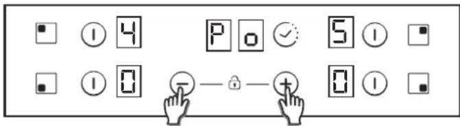 CANDY CH64CCW - How to choose power management level - 2