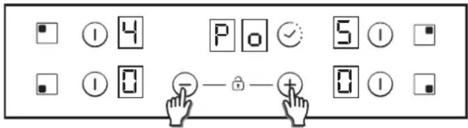 CANDY CH64CCW - Comment choisir le niveau de gestion de la puissance - 2