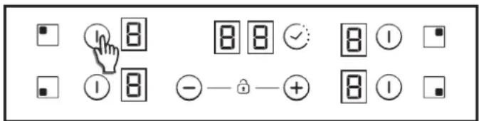 CANDY CH64XB - BkHIOueHHe/BbIKNIOeHHe 3OHb HarpeBa - 1
