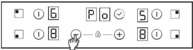 CANDY CH74BVT - Scelta del livello di gestione della potenza - 1