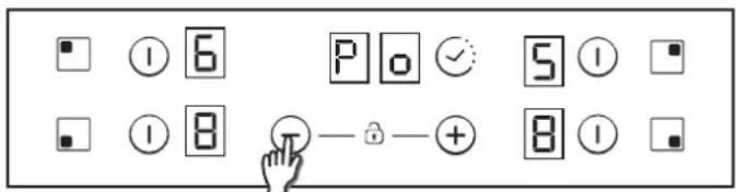 CANDY CH74BVT - Cómo elegir el nivel de gestión de potencia. - 1