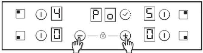 CANDY CH74BVT - Как выбрать уровень управления питанием. - 2