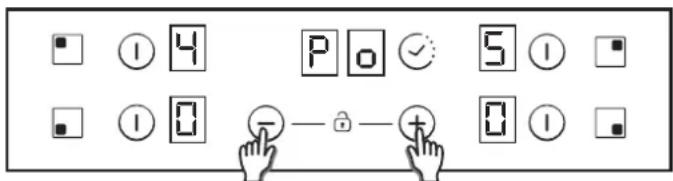 CANDY CH74BVT - Як вибрати рівень управління живленням. - 2