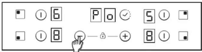 CANDY CH74BVT - Як вибрати рівень управління живленням. - 1