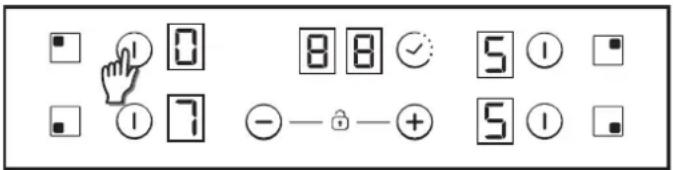 CANDY CH74BVT - Výber zóny - 1