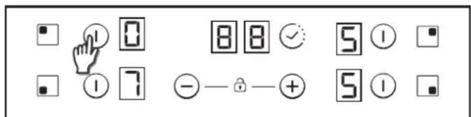CANDY CH74BVT - Selezione di una zona - 1