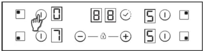 CANDY CH74BVT - Izbira območja - 1