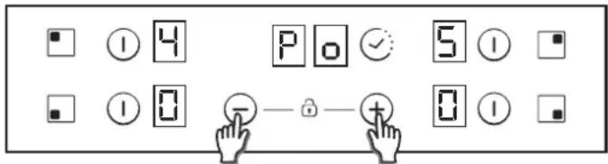 CANDY CH74BVT - Cum să alegeți nivelul de administrare a energiei. - 2