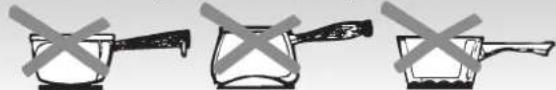 CANDY CH64BVT - HOB COOKWARE ADVICE - 1