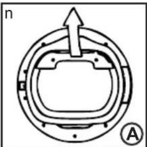 CANDY CS C7LFS - Entfernen des Behalters - 1