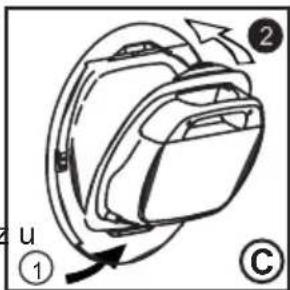 CANDY CS C7LFS - Entfernen des Behalters - 3
