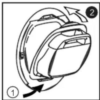 CANDY SLH D813A2S - Entfernen des Behalters - 3