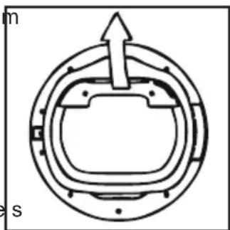 CANDY GVH D1013A2S - Entfernen des Behalters - 1