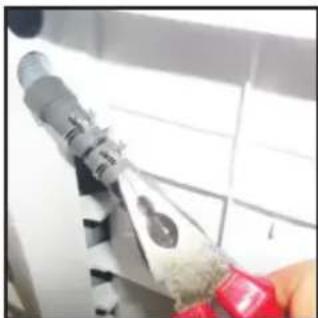 CANDY GVC D813BS - Installes le kit suivant les instructions: - 1
