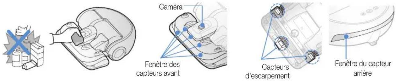 SAMSUNG POWERbot VR9000H - Nettoyage des capteurs et de laamera - 1